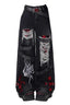 Y2K Distressed High Waist Straight Pants