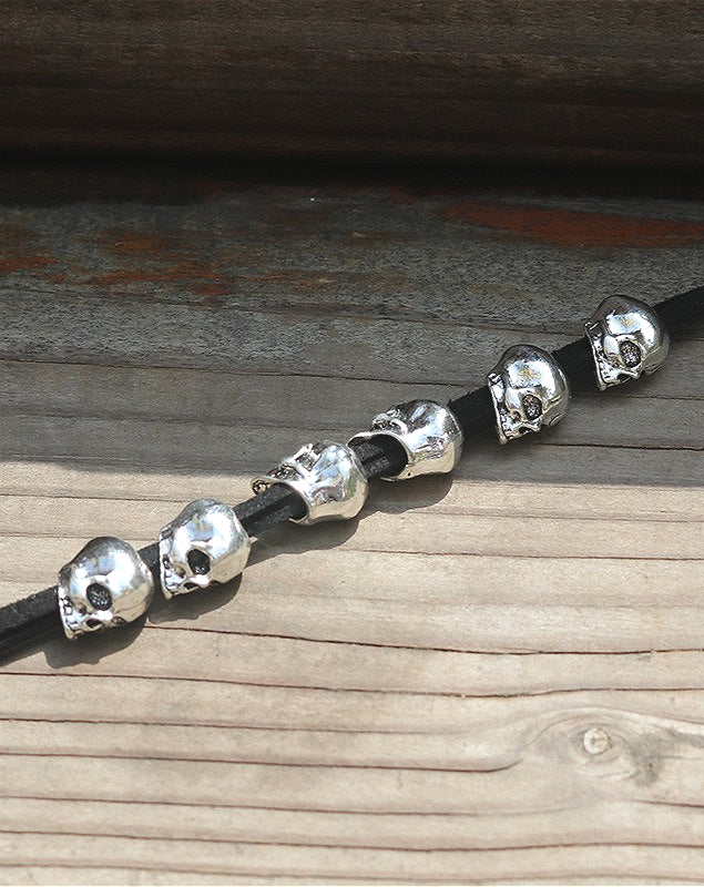 3D Punk Skull Velvet Rope Hair Accs