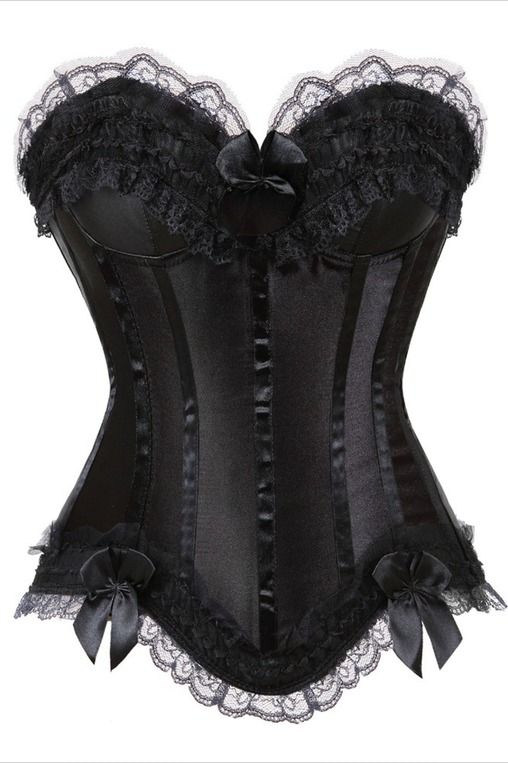 Leopard Lace Bow Slimming Corset