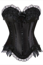Leopard Lace Bow Slimming Corset