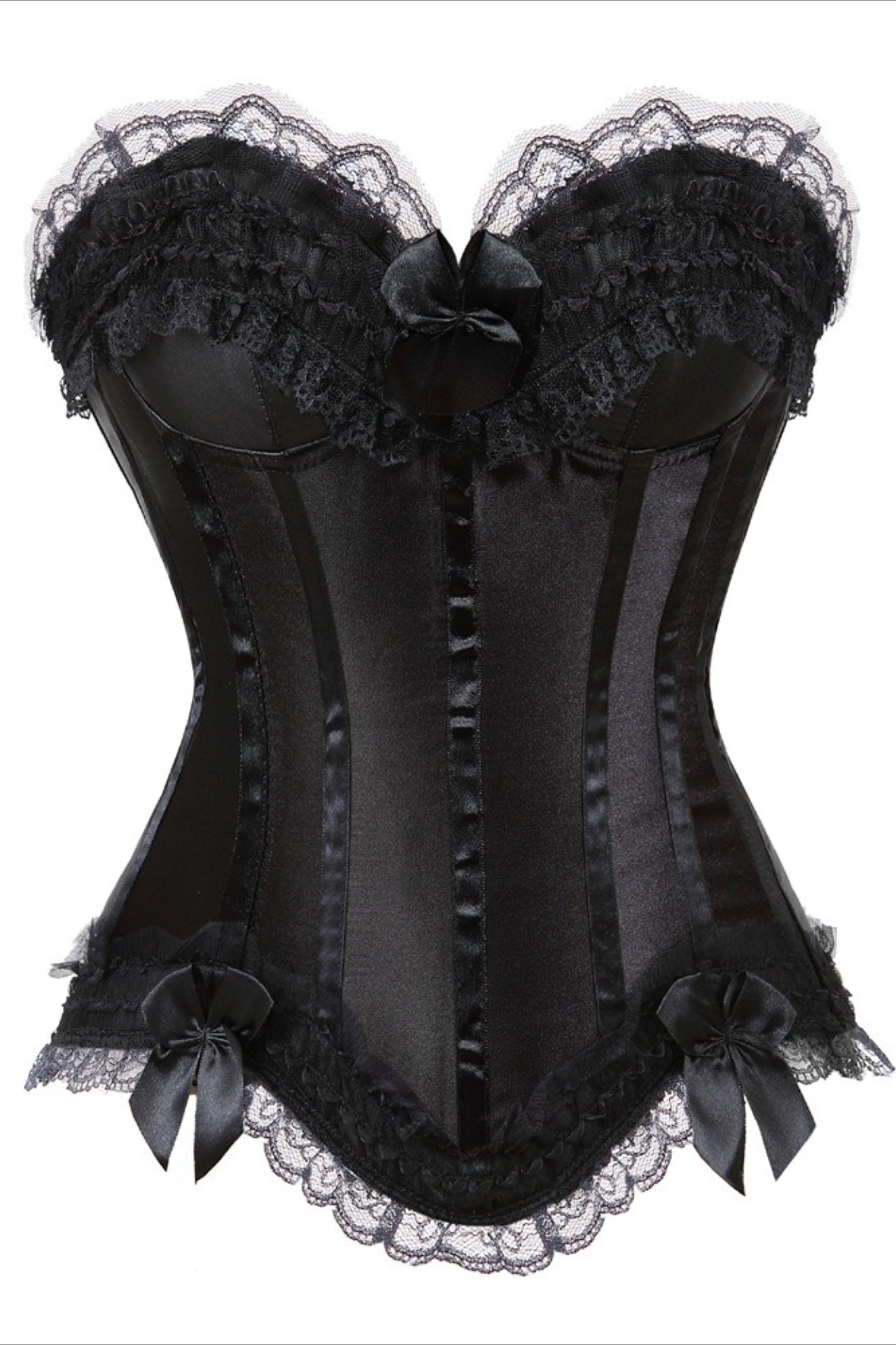 Leopard Lace Bow Slimming Corset