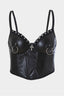 Punk Leather Corset Camis