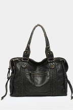 Y2K Wasteland Heavy Distressed Motorcycle Bag
