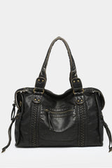 Y2K Wasteland Heavy Distressed Motorcycle Bag