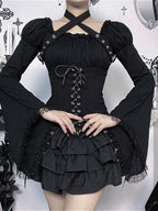 Gothic High-Waist Cake Skirt