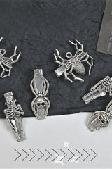 Vintage Skull Spider Alloy Hair Accs