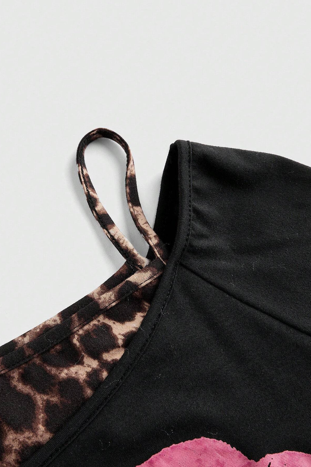Leopard Love Off Shoulder Cami Top