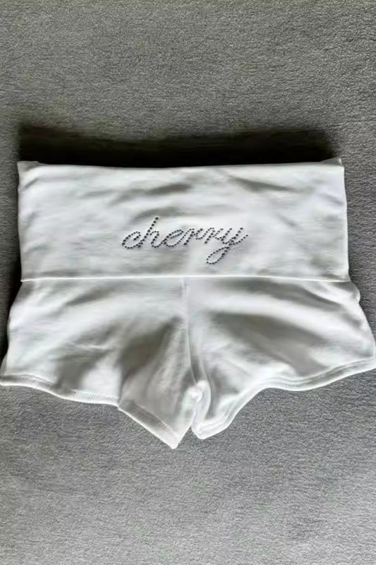 Stretch Lace Trim Hot Pants Secondary image