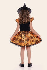 Spider Girl Dress Kid Halloween Costume