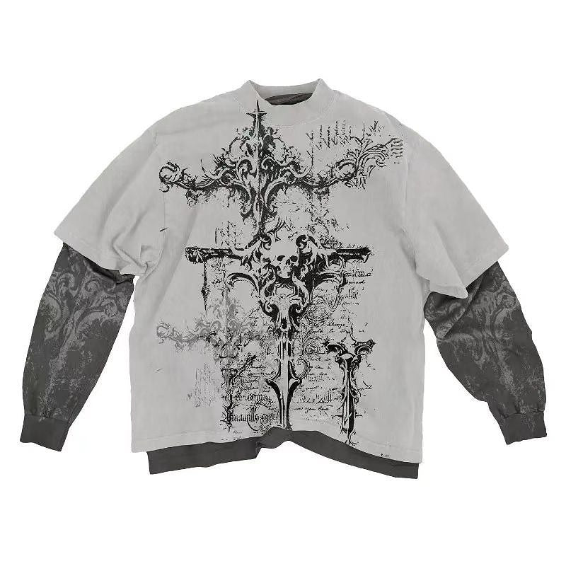 Streetwear Skull Graphic T-Shirt Secondary image