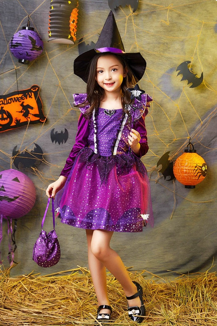 Witch Princess Dress Kid Halloween Costume Main image