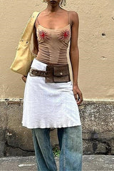 Alt Graphic Backless Tank Top