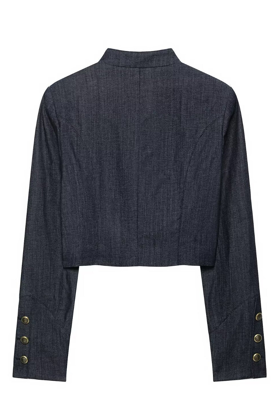 Lace Panel Cropped Jackets