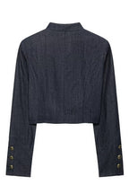 Lace Panel Cropped Jackets