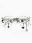 Gothic Style Rhinestone Drop Glasses