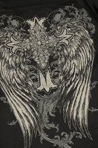 Gothic Graphic Hollow Out T-Shirt