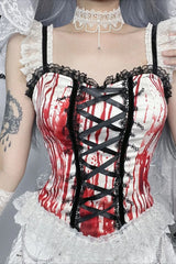 Y2K Bloody Mini Skirt Halloween Costume