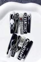 Punk Tube Vintage Press On Nails