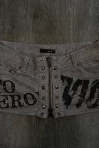 Y2K Graphic Fitted Skort