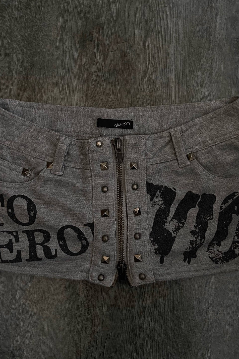 Y2K Graphic Fitted Skort