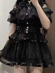 Bow Detail Lace Blouse