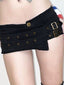 Gothic Punk Buckle Low-Rise Hot Shorts
