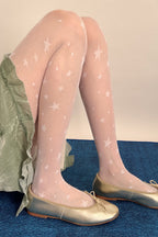 Chic Durable Black Star Tights