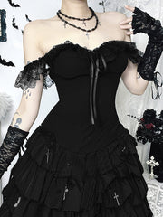 Dark Gothic Tube Corset