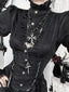 Vintage Dark Aesthetic Fitted Blouse