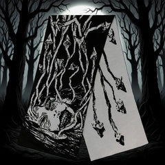 Dark Anime Stripe Reversible Jacquard Scarf