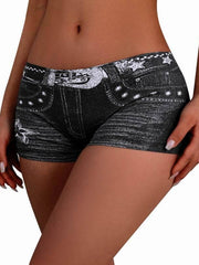 Denim-Look Decor Base Boxer Shorts