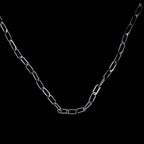 Minimalist Hip-Hop Punk Trendy Cross Sweater Chain Necklace Set Silver Halloween