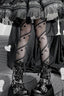Lolita Heart Stripe Print Tights