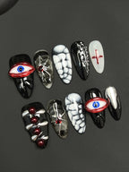 Alt Horror Press On Nails
