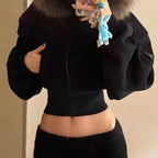 Faux Fur Hooded Jacket