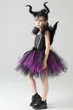 Maleficent Style Kid Halloween Costume