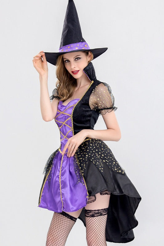 Velvet Witch Dress Halloween Costume Secondary image