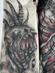 Hip Hop Streetwear Wide Leg Denim Pants