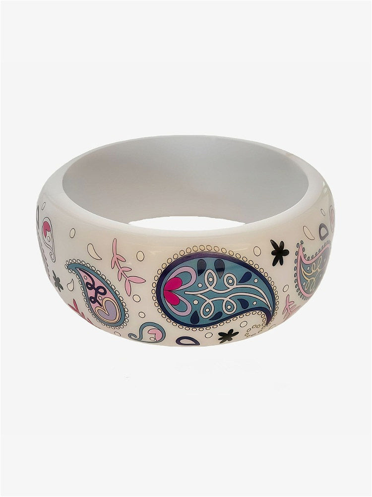 Retro Leopard Paisley Cow Pattern Y2K Bracelet