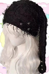 Harajuku Y2K Punk Rivet Rabbit Ear Hat