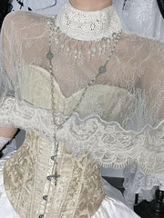 Dark Lace Gothic Cloak