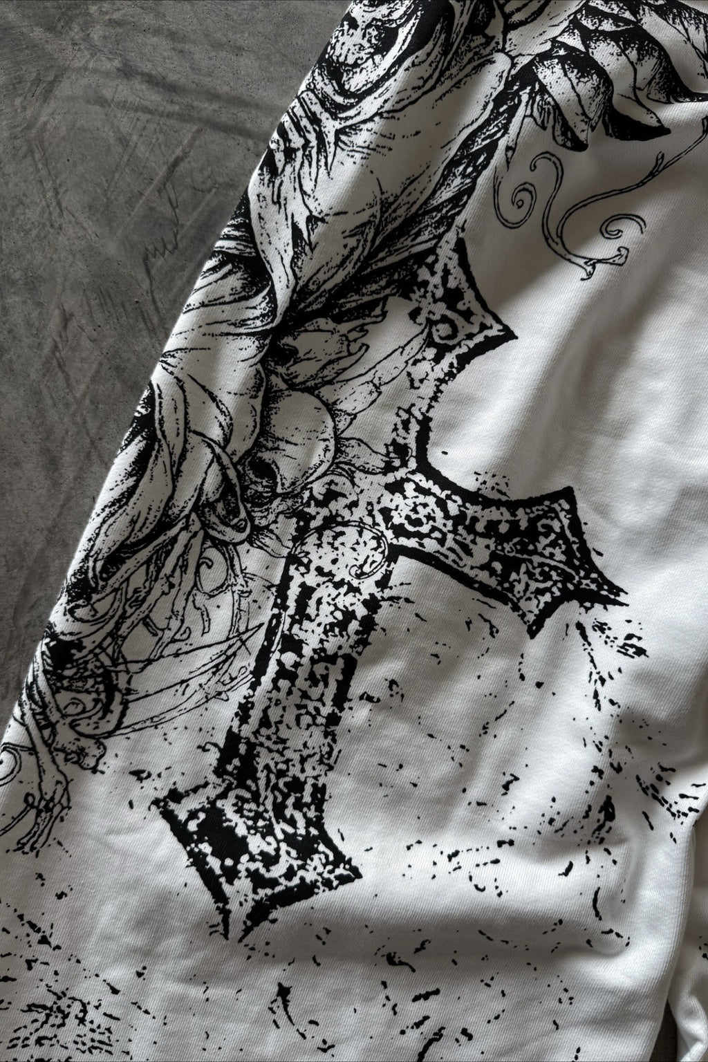 Ornate Snake Print Wide Leg Pants