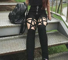 Hollow Out Gothic Pant