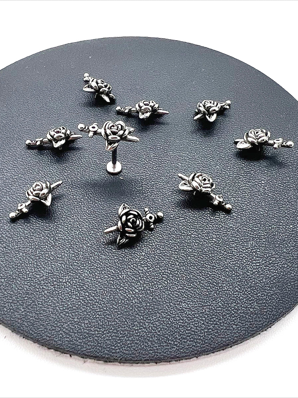 Vintage Rose Sword Lip Stud