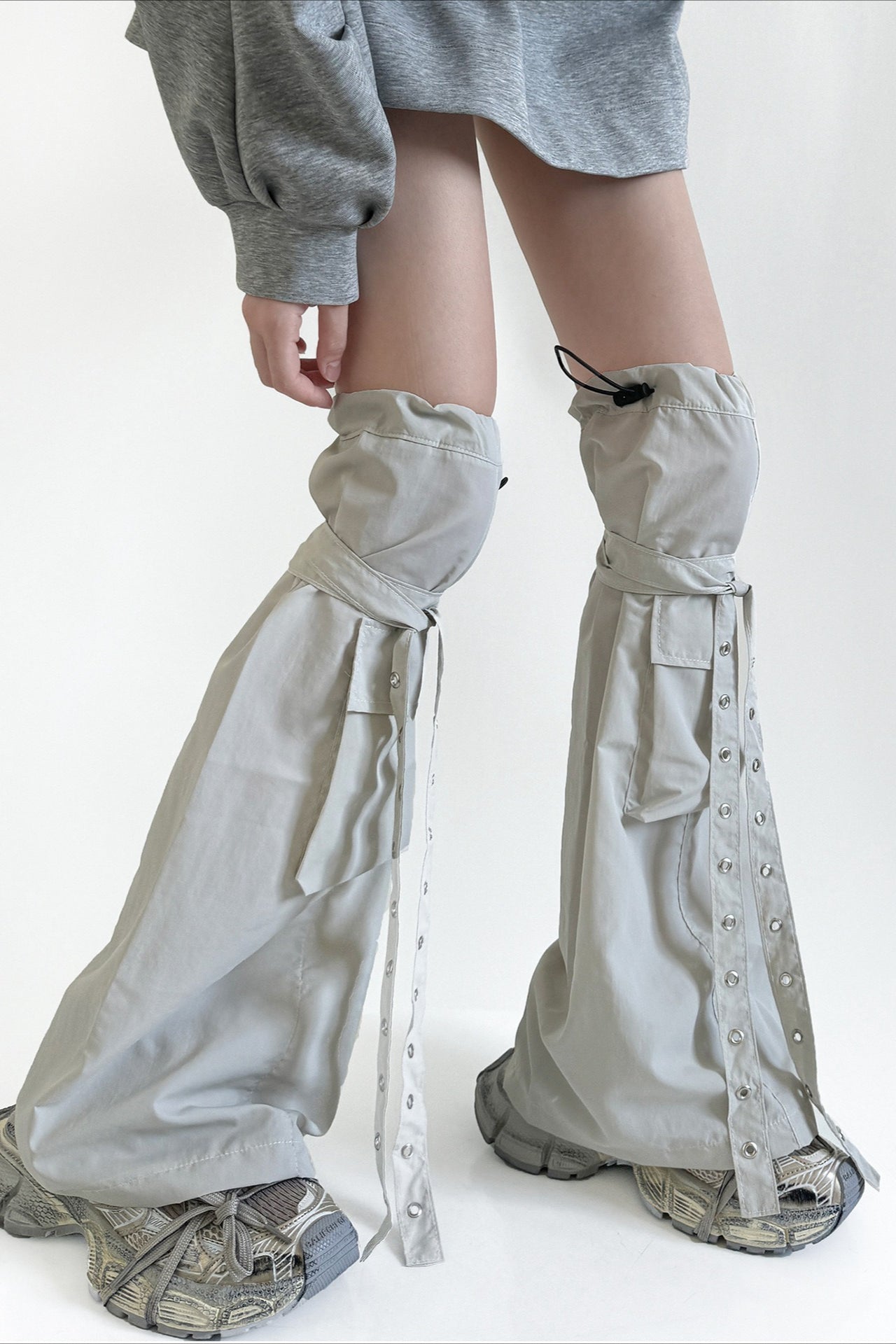 Drawstring Adjustable Cargo Leg Socks Main image