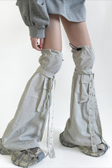 Drawstring Adjustable Cargo Leg Socks