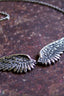 Elegant Angel Wing Pendant Necklace
