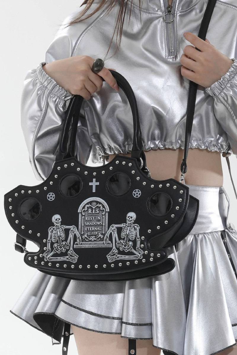 Skeleton Knuckle Handle Gothic Bags