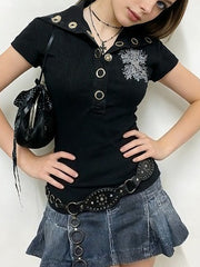 Y2K Printed Babe T-Shirt