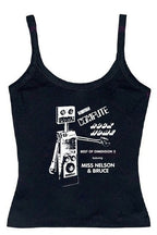Cartoon Punk Black Tank Tops